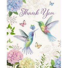 Hummingbirds Thank You Card