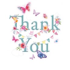 Floral Thank You Card