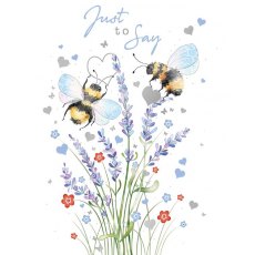 Bees Just To Say Card