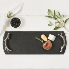 Just Slate Antler Handled Slate Serving Tray