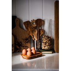 Naturally Med Olive Wood Egg Cup Holder