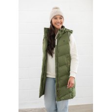 Lighthouse Savannah Long Gilet Olive