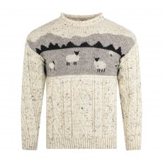 J M Cooper Sheep Jumper Aran Nepp