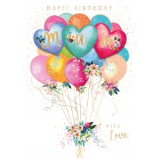 Spritz Balloons Mum Birthday Card