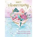 Spritz Love Boat Anniversary Card