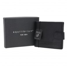 Equilibrium Black Wallet With Tab