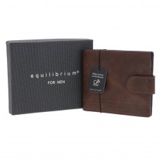 Equilibrium Brown Wallet With Tab