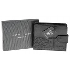 Equilibrium Modern Black Wallet