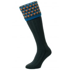 HJ Hadleigh Diamond Harlequin Shooting Sock 6-11