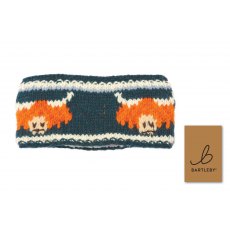 Bartleby Sherpa Lined Highland Cow Headband