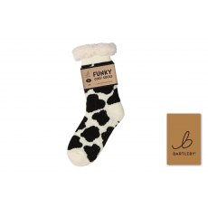 Bartleby Sherpa Cow Patch Sock