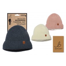 Bartleby Waterproof Sherpa Lined Recycled Hat Assorted