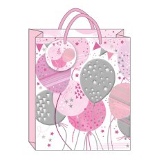 Pink Balloons Gift Bag