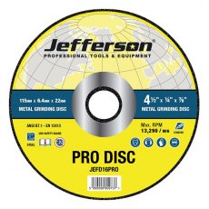 Jefferson Metal Grinding Abrasive Disc 22mm Bore