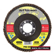 Jefferson Zircon Flap Disc 4.5" 22mm Bore