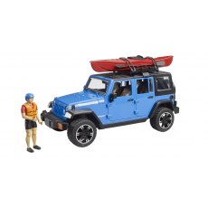 Bruder Jeep Wrangler Rubicon With Kayak Toy