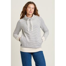 Brakeburn Cowl Neck Striped Sweatshirt Multi