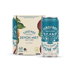 Sandford Orchards Devon Mist Cider 440ml 4 Pack