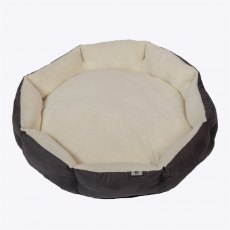 Danish Essentials Quilted Dog Bed Charcoal