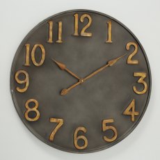 Boltze Lincoln Iron Wall Clock 76cm