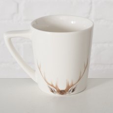 Boltze Aspen Deer Mug 300ml White