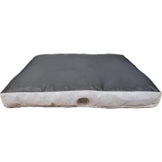 Snug & Cosy Dog Lounger Grey 90 x 60cm