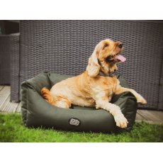 Snug & Cosy Pescara Waterproof Dog Bed Green