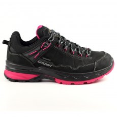 Grisport Bodmin Walking Shoe Black/Pink