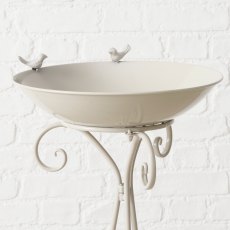 Boltze Wonka Bird Bath Beige 89cm