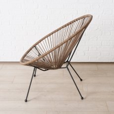 Boltze Eddy Armchair Iron 87cm