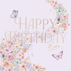 Bejewelled Happy Birthday Card