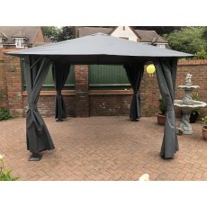 Glendale Highfield Gazebo Grey 3m x 3m