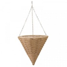 Smart Garden Faux Rattan Cone Mocha 14