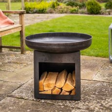 Smart Garden Laguna Firebowl & Log Store