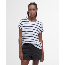 Barbour Otterburn Striped T-Shirt White/Navy