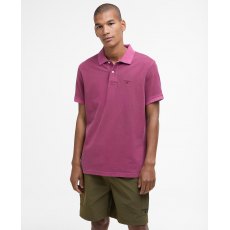 Barbour Polo Shirt Washed Raspberry