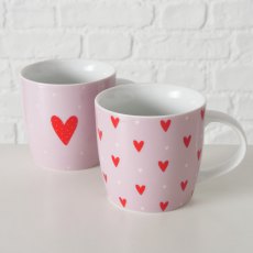 Boltze Milena Heart Mug Assorted