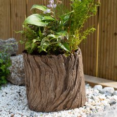 Apta Driftwood Planter Cream