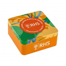 RHS Sicilian Lemon & Seville Orange Traditional Sweets Tin 120g