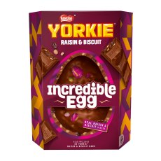 Yorkie Raisin & Biscuit Incredible Chocolate Easter Egg 388g