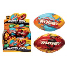 V12 Pu Rugby Ball Assorted