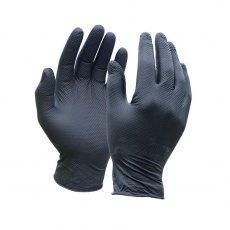 Jefferson Black Nitrile Gloves 100 Pack