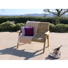 Zest Charlotte 2 Seater Bench