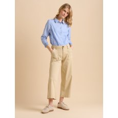 Brakeburn Wide Cropped Trouser Stone