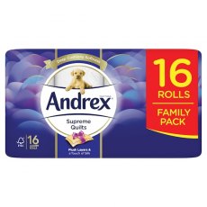 Andrex Supreme Quilted Toilet Roll 16 Pack