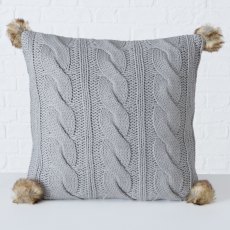 Boltze Edda Pillow Grey/White Assorted