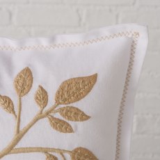 Boltze Wiola Pillow Beige Leaf