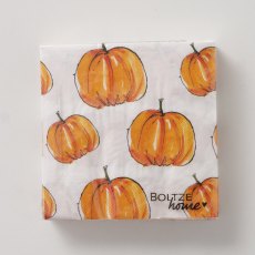 Boltze Pumpkin Napkin 20 Pack Assorted