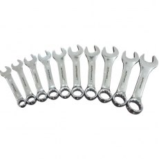 Jefferson Stubby Spanner Set 10 Piece