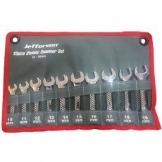 Jefferson Stubby Spanner Set 10 Piece